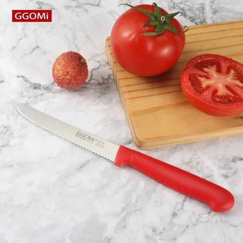 ggomi韩国锯齿水果刀不锈钢水果刀面包刀果蔬刀削皮刀