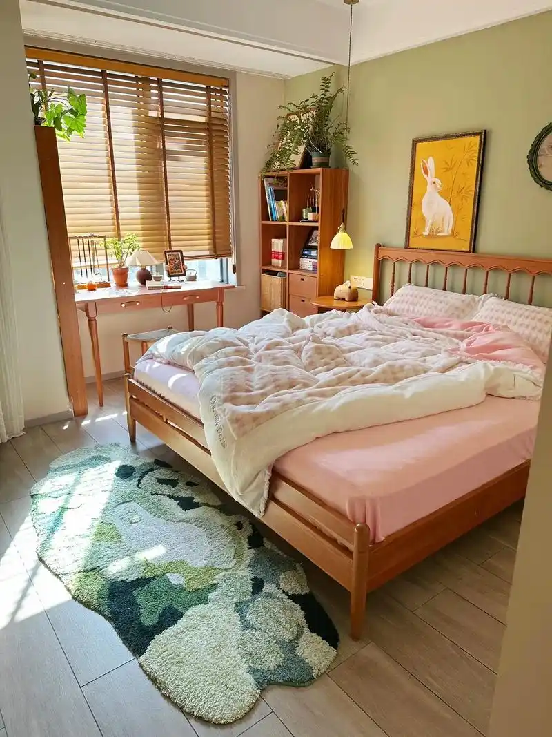 96我家卧室好舒服呀,完全不想出门了7515.