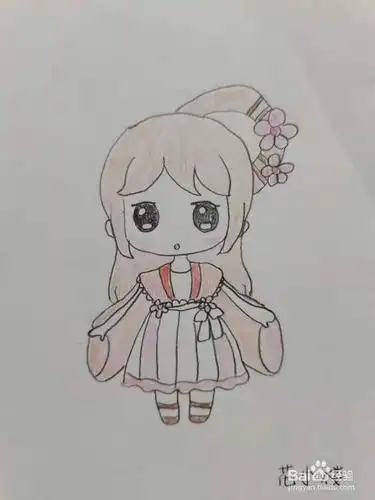 迷你世界迷你世界花小楼画册集原创q版动漫手绘画教程过程简笔画迷你