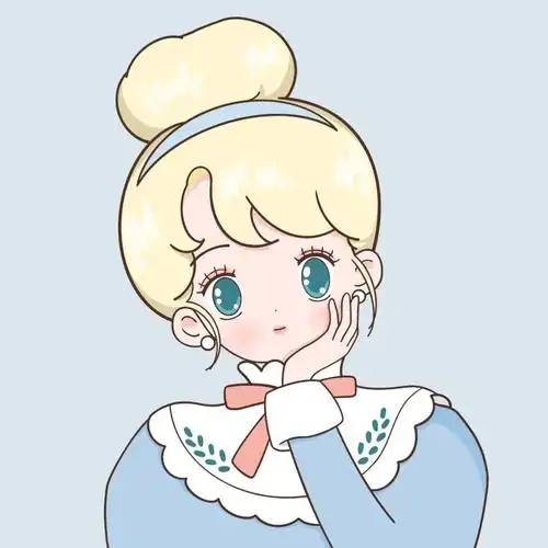 迪士尼公主头像 卡通 可爱 二次元 q版 cr:力力君