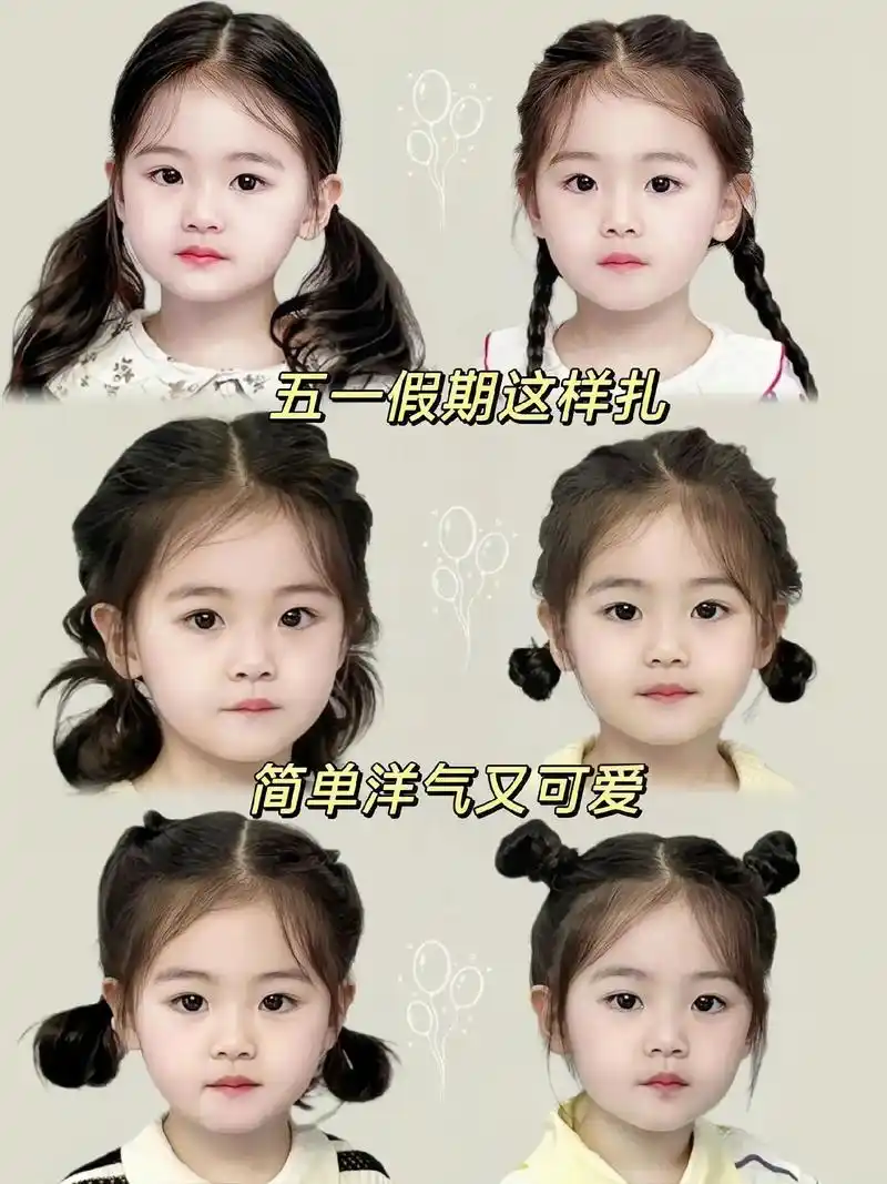 不知道怎么给孩子扎头发的美妈们看过来.