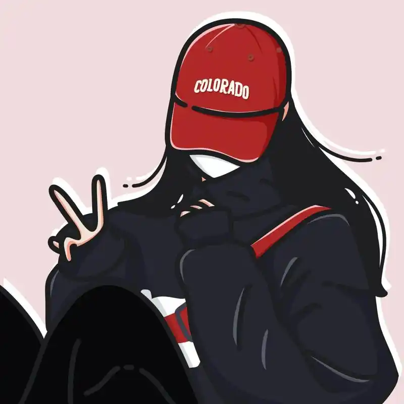 戴帽子的不露脸头像 | 氛围感女生头像