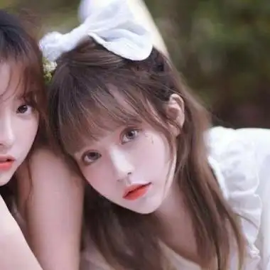 唯美双人闺蜜头像真人图片女生头像图片