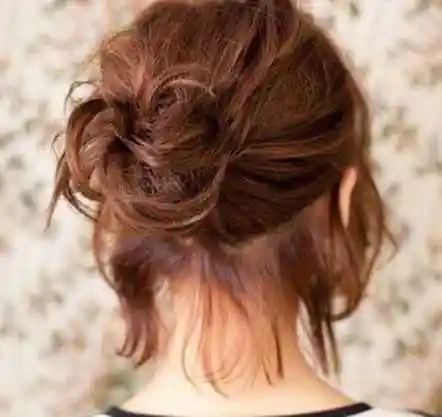 短卷发的扎发技巧六