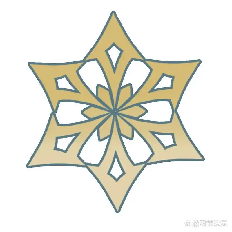 原神方卡元素标志 使用请关注 点赞 需要透明底请私信 画师可以做稿件