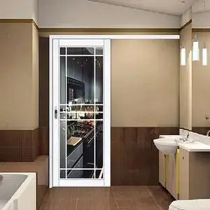 单扇推拉门单轨移门厨房图片