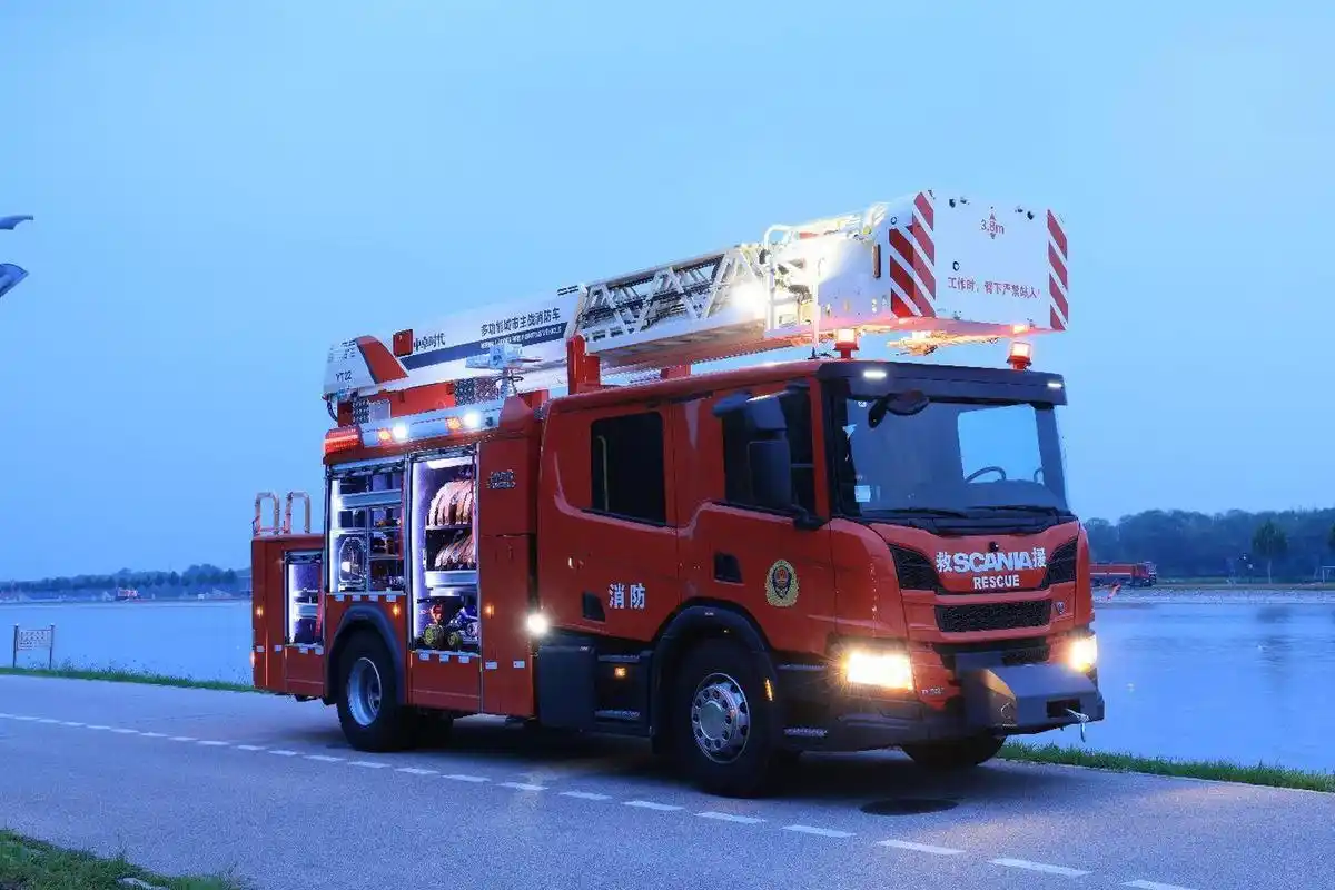 消防救援 中卓时代yt22多功能城市主战消防车