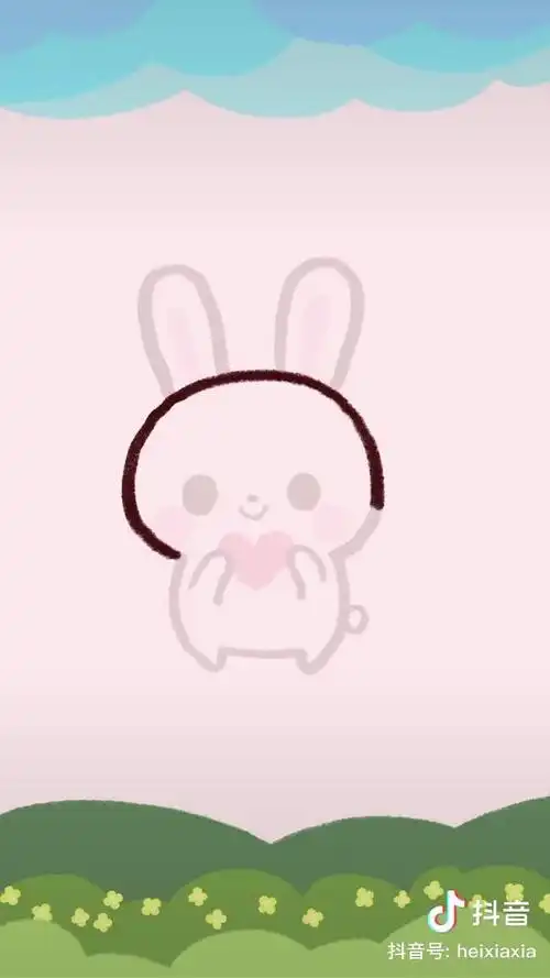 q萌小兔子简笔画