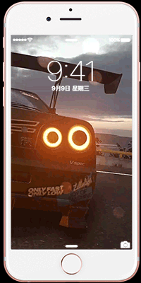 poche 车尾 马路 隧道 bmw iphone ios live 壁纸 livephotos 动态