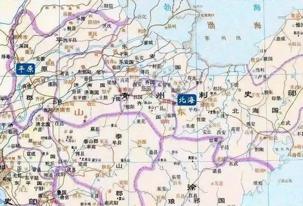 三国演义中刘皇叔北海救孔融,这个北海是现在的哪里,你知道吗?