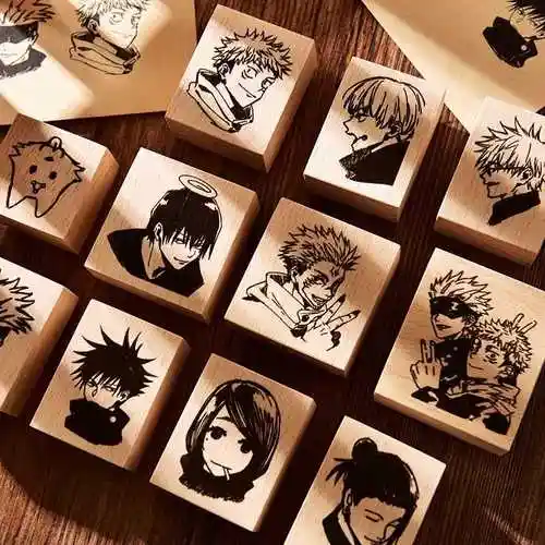 咒术回战周边五条悟虎杖悠仁伏黑惠两面宿傩手帐印章橡皮章定制七海