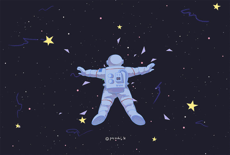 抖音太空人动态壁纸下载-抖音宇航员太空人壁纸gif高清版下载-刷机之