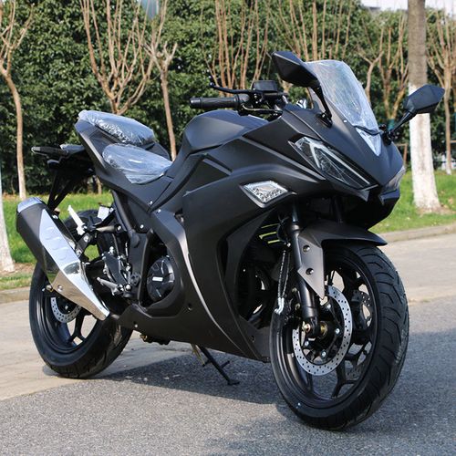 国产v6r3二代摩托车跑车电喷小忍者双缸400c趴赛机车地平线可上牌