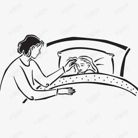 照顾自己简笔画