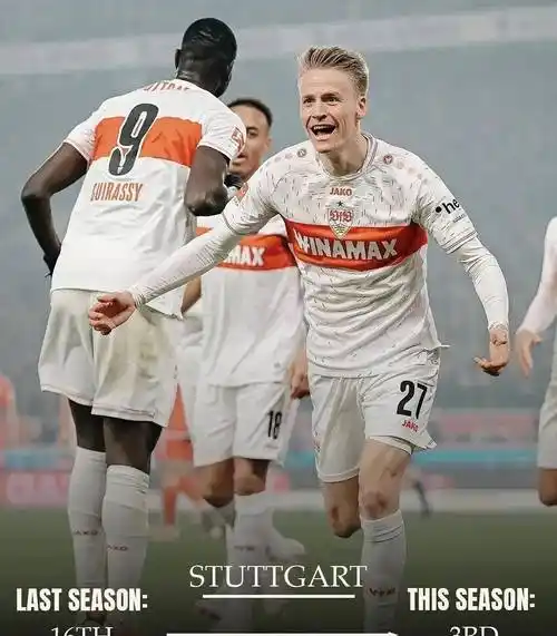 五大联赛中最令人惊讶的五支球队已经从阶梯的最底层变成了欧冠球队