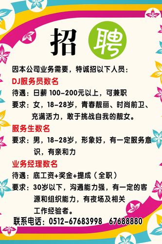 583海报印制海报展板素材21,ktv招聘诚聘招贤纳士招兵买马