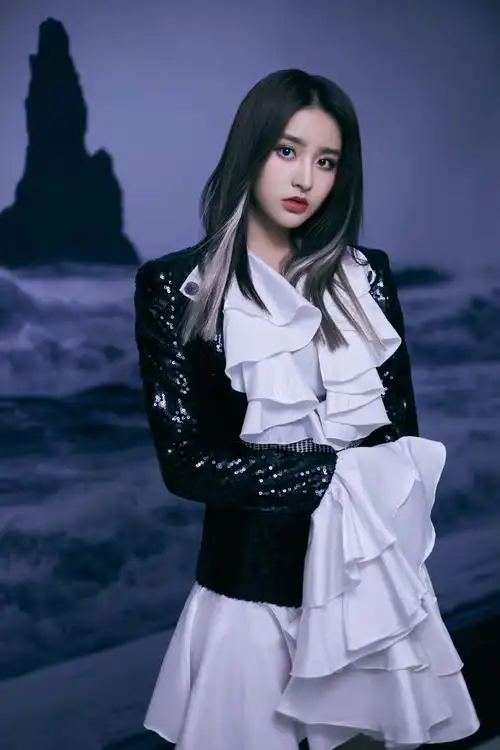 金子涵黑白性感靓丽写真图片26