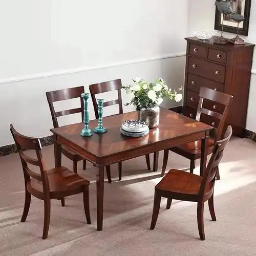 正品尾单宽邸14m黑胡桃实木餐桌