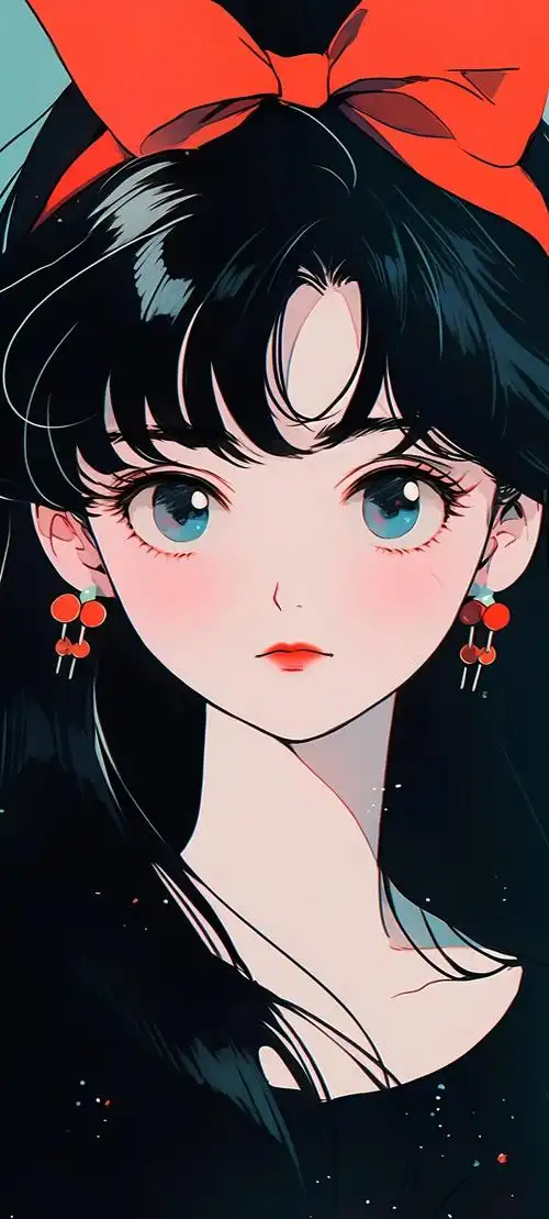 由作者通过智能技术生成动漫女孩手机壁纸集精选自众多作品,包括梦幻