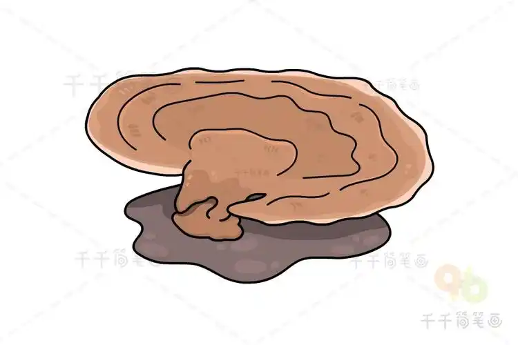 灵芝简笔画