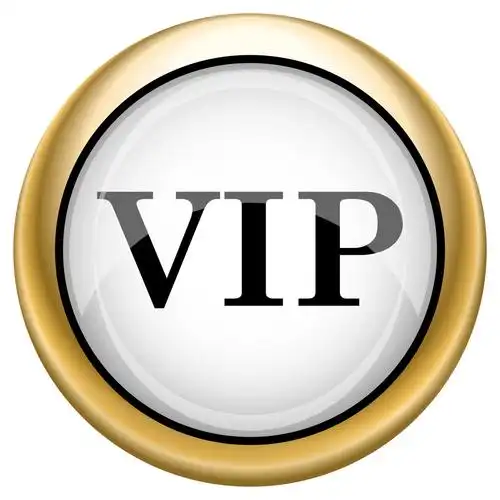 vip 图标,shiny glossy icon with black design on white and gold