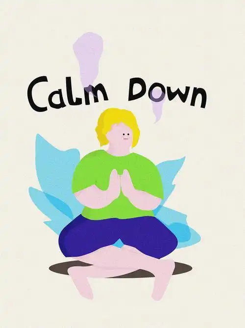 关于calm down的图片及评论