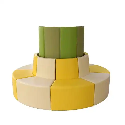 圆形图书馆幼儿园儿童医院服装店环形围柱包柱子商场酒店学校沙发