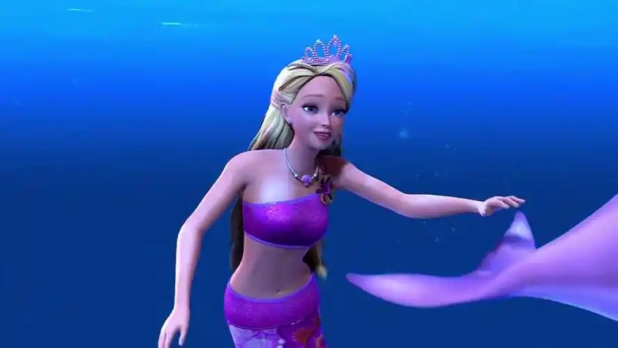 芭比之美人鱼历险记:梅丽娅离开魔幻王国,变回人身回到人间