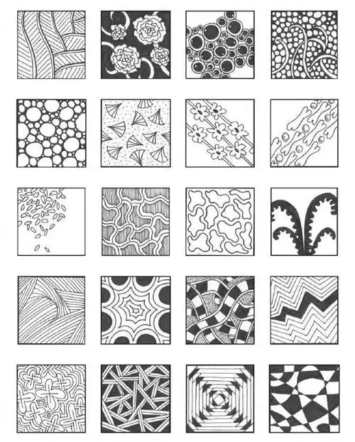 线描的纹理线条样式