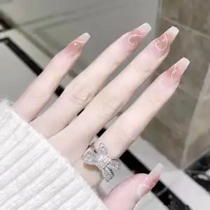 小红书爆款手工穿戴甲片新款防水仙女美甲贴片定制假指甲送工具包