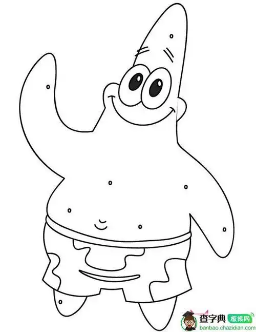 海绵宝宝简笔画大全