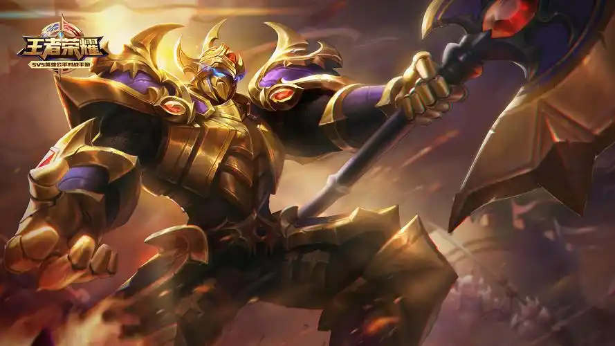 典韦黄金武士王者荣耀壁纸