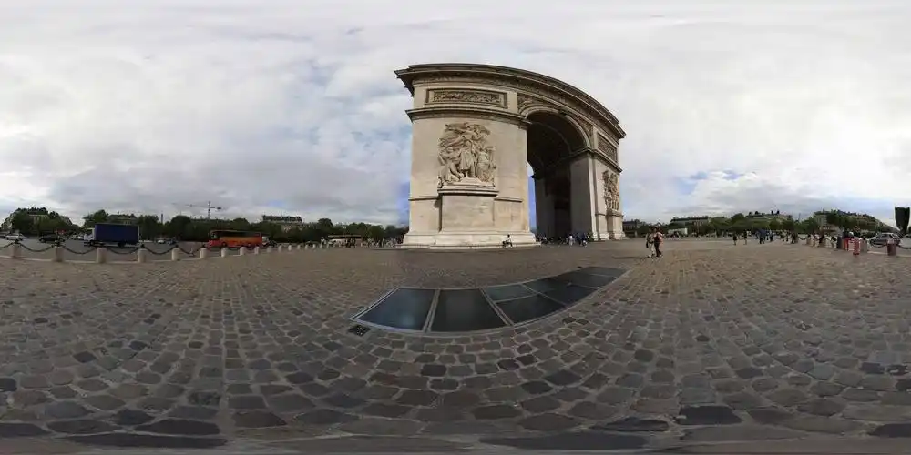 三维全景图片-凯旋门