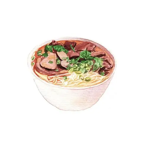 【手绘水彩美食】#南京小吃# 作者:怪咖liuin