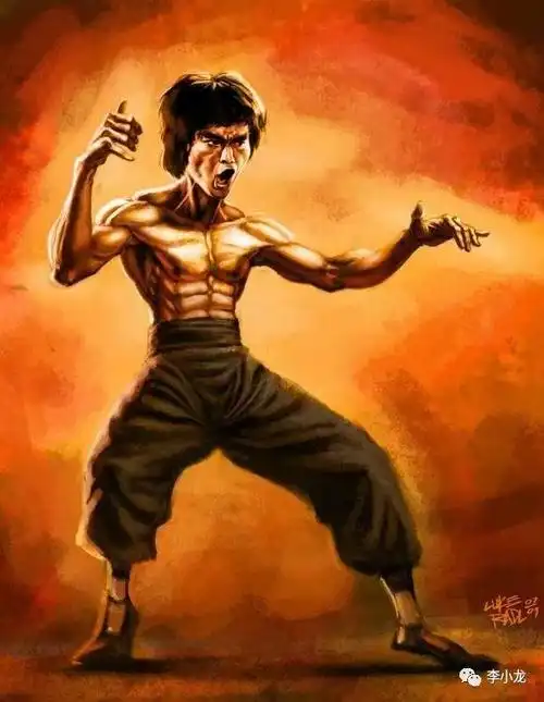 一代武术宗师李小龙漫画合集