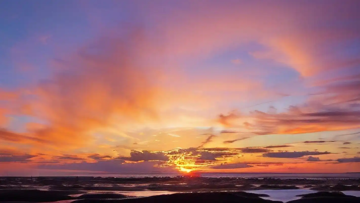 暖心晚霞壁纸95,治愈你的心灵