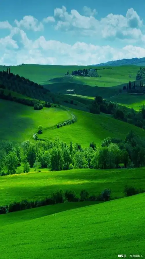 青山绿水大雾手机壁纸