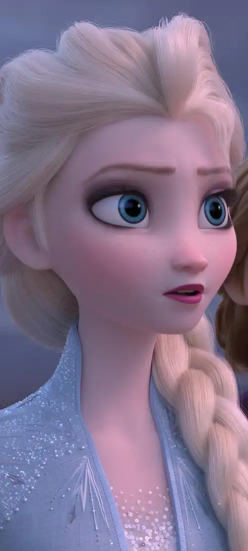 冰雪奇缘2艾莎手机壁纸,卡通动漫-可爱美图