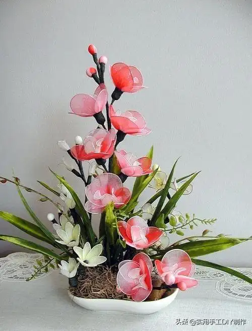 丝网花艺美不胜收姿态万千的丝网花喜欢就抱走吧