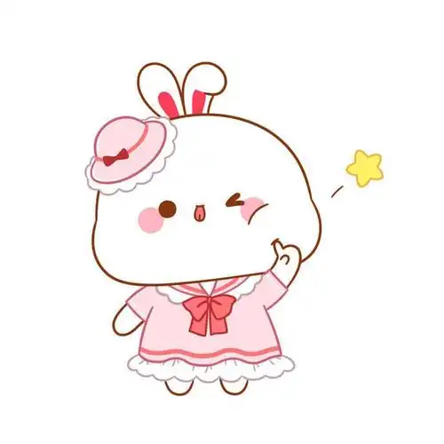 可爱兔子头像卡通图片,萌兔子图片 _ qq昵称大全