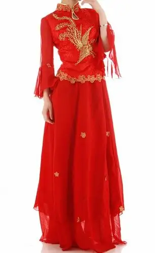 小凤仙夹棉礼服