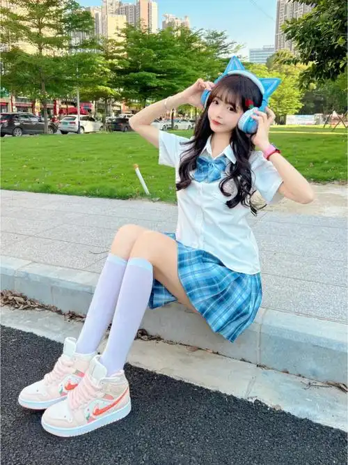 jk日常蓝色系永远看不腻