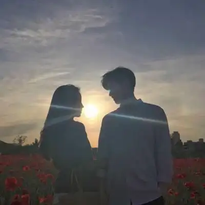 高清唯美的情侣头像高清两个人一张图片