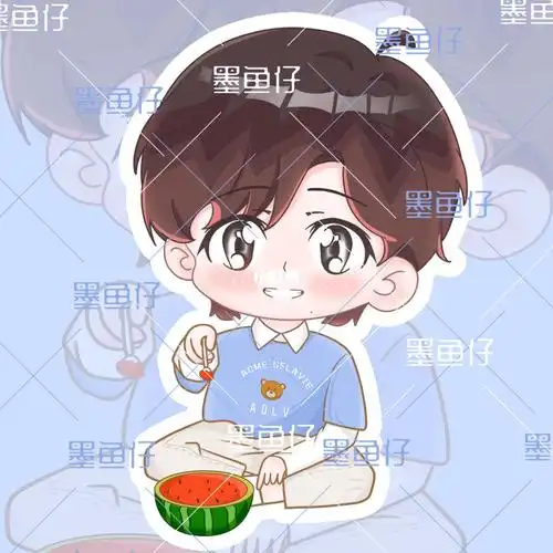 时代少年团宋亚轩q版人物立牌西瓜插图