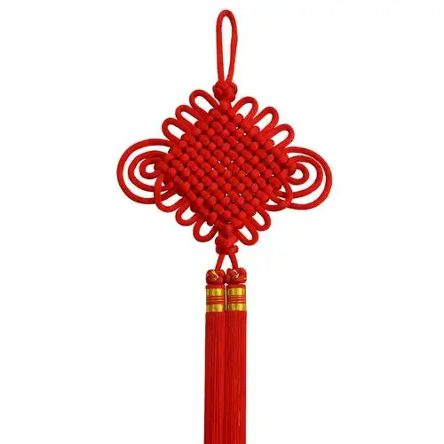 巧艺精品中国结中号手工编织丝线镇宅辟邪乔迁礼品平安结2号十复