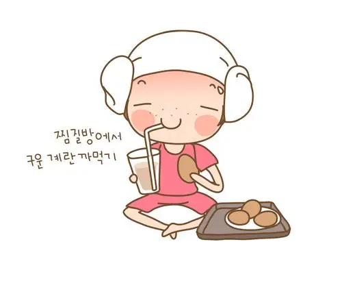 矢量吃食物人物