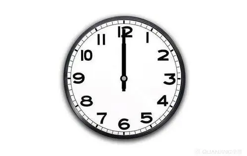 小朋友们你们还知道12点和6点的是怎么用时针和分针画的吗?