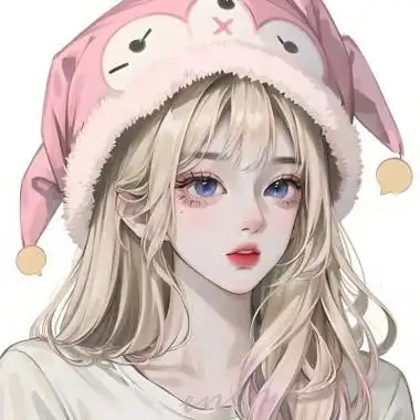 仙气干净可爱手绘动漫女头像 高清时尚好看闺蜜头像图片2023