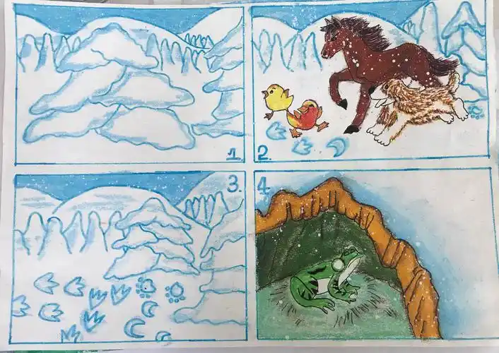 100 21】"画"中有话——记宿迁市实验小学一年级语文连环故事画活动