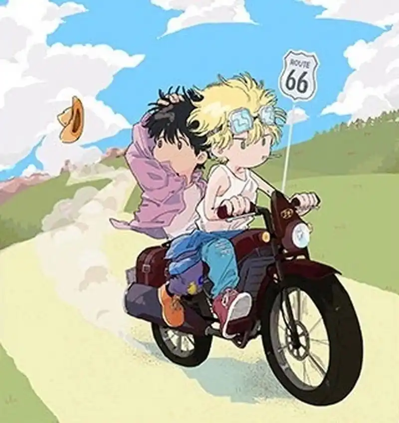 「banana fish香蕉鱼」开播5周年纪念绘:「亚修与英